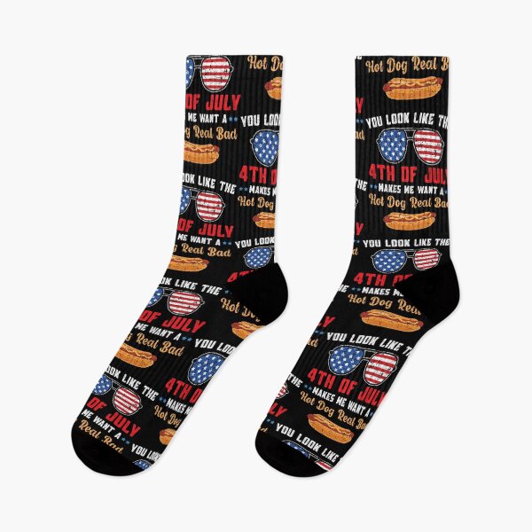 Item preview, You Look Like The 4th of July Makes Me Want A Hot Dog Funny designed and sold by Mfk Clothes.