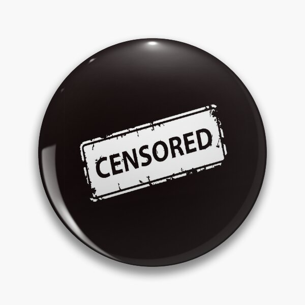 Item preview, Censored Sign Sticker Stamp Texture - White designed and sold by WearWolfDesigns.