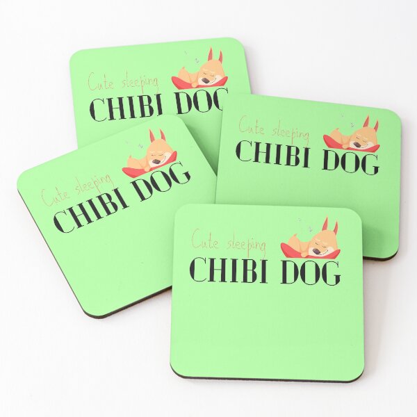 Item preview, cute sleeping chibi dog gift dogs lover gift chibi lover designed and sold by KUKUYET.