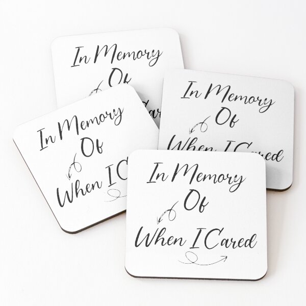Item preview, In Memory of When I Cared designed and sold by Otmaneshop.
