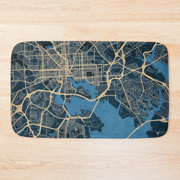 Item preview, Baltimore Map designed and sold by Gin  Neko.