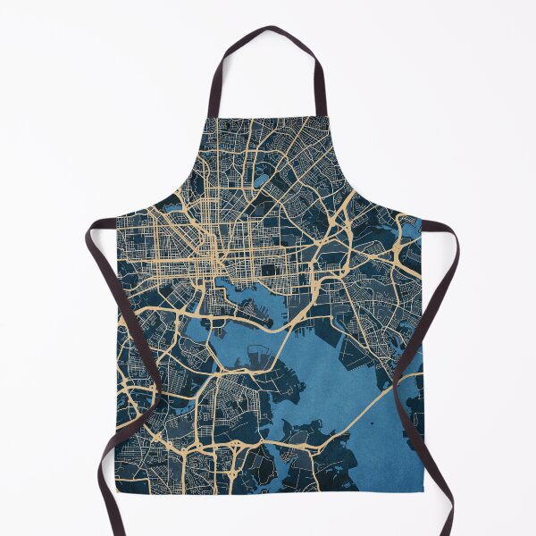 Item preview, Baltimore Map designed and sold by Gin  Neko.