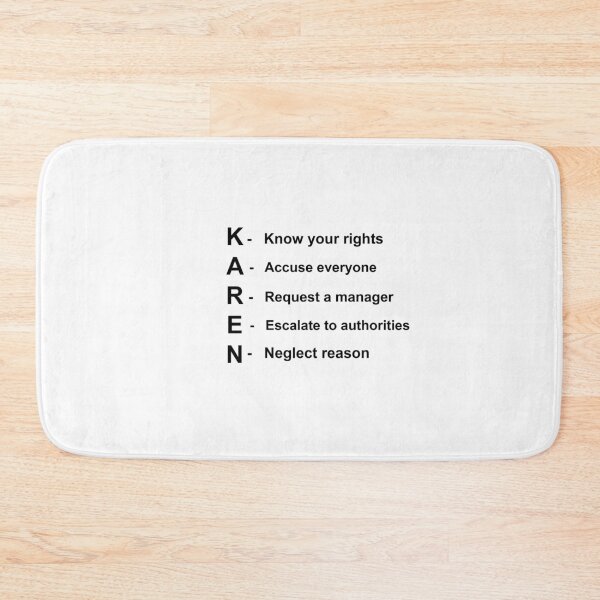 Item preview, funny Karen acronym sticker designed and sold by devonnn.