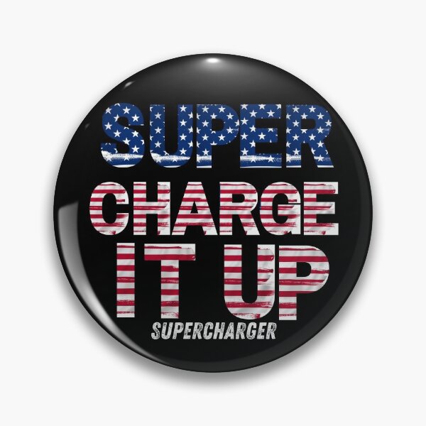 Item preview, Supercharge It Up Supercharger USA American Flag designed and sold by CarantinedChaos.