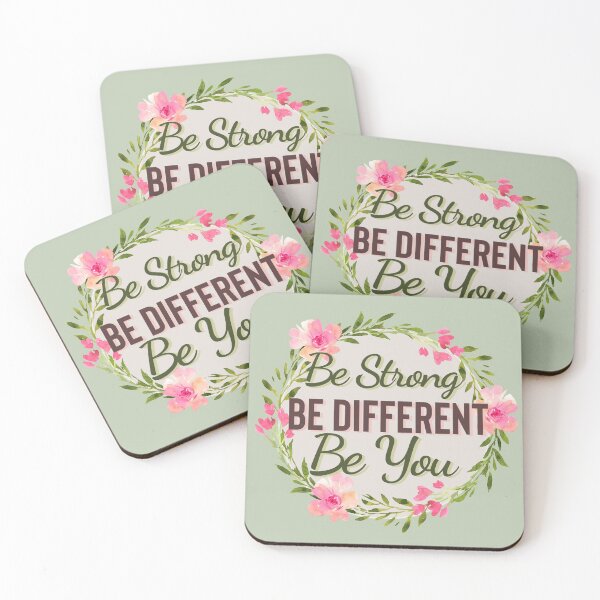 Item preview, Be Strong, Be Different, Be You, Positive quote designed and sold by AmazingEcraft.