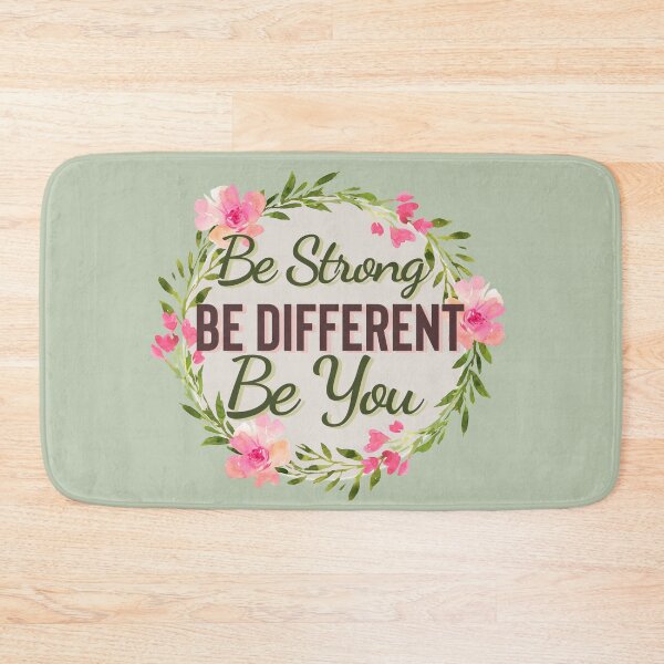 Item preview, Be Strong, Be Different, Be You, Positive quote designed and sold by AmazingEcraft.