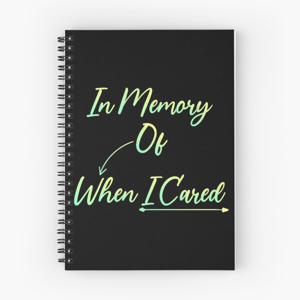 Item preview, In Memory of When I Cared designed and sold by Otmaneshop.