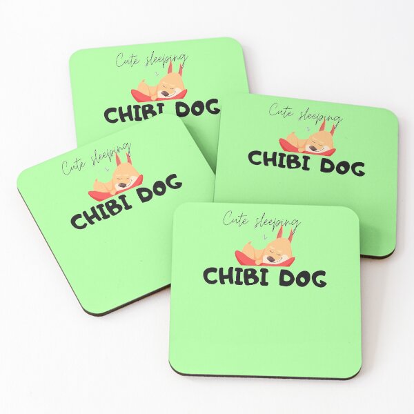 Item preview, cute sleeping chibi dog gift dogs lover gift chibi lover designed and sold by KUKUYET.