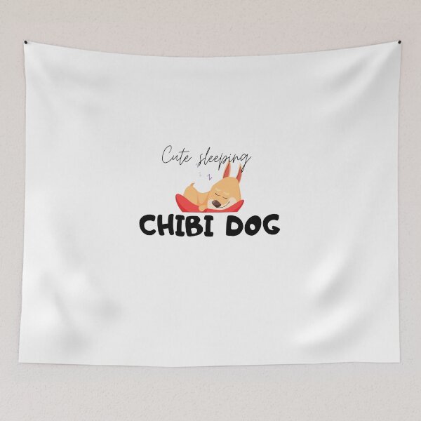 Item preview, cute sleeping chibi dog gift dogs lover gift chibi lover designed and sold by Kukiishop.