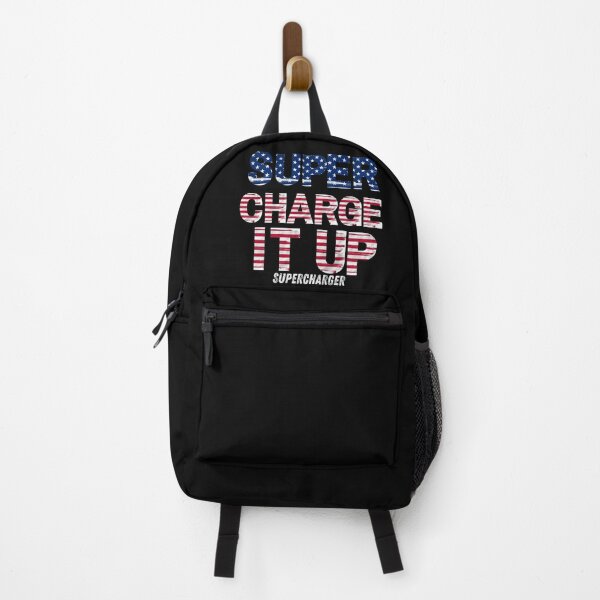 Item preview, Supercharge It Up Supercharger USA American Flag designed and sold by CarantinedChaos.