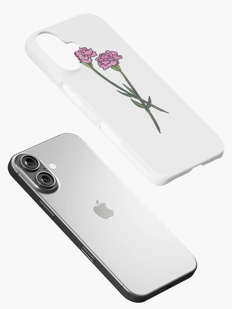 Thumbnail 2 of 4, iPhone Case, Pink Carnation designed and sold by Reeseworks.