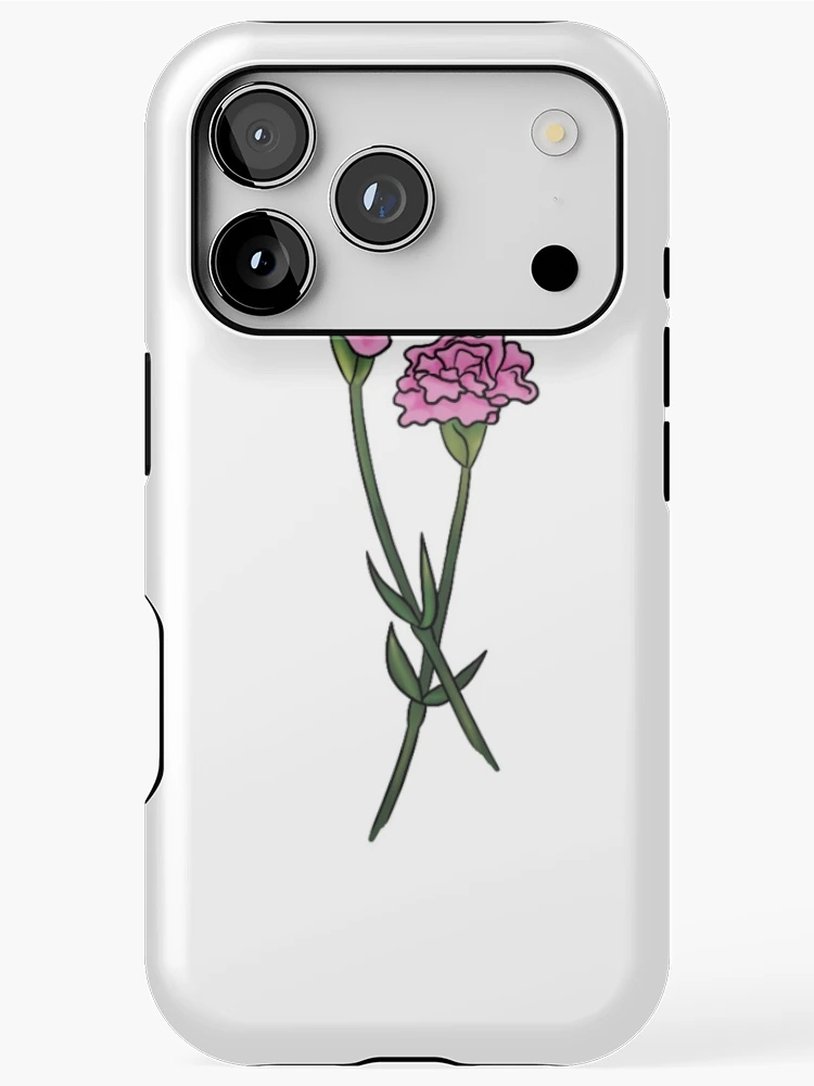 Thumbnail 1 of 4, iPhone Case, Pink Carnation designed and sold by Reeseworks.
