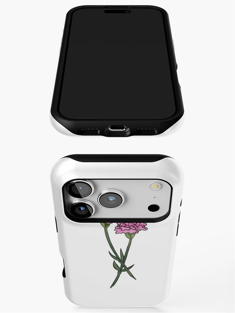 Thumbnail 3 of 4, iPhone Case, Pink Carnation designed and sold by Reeseworks.