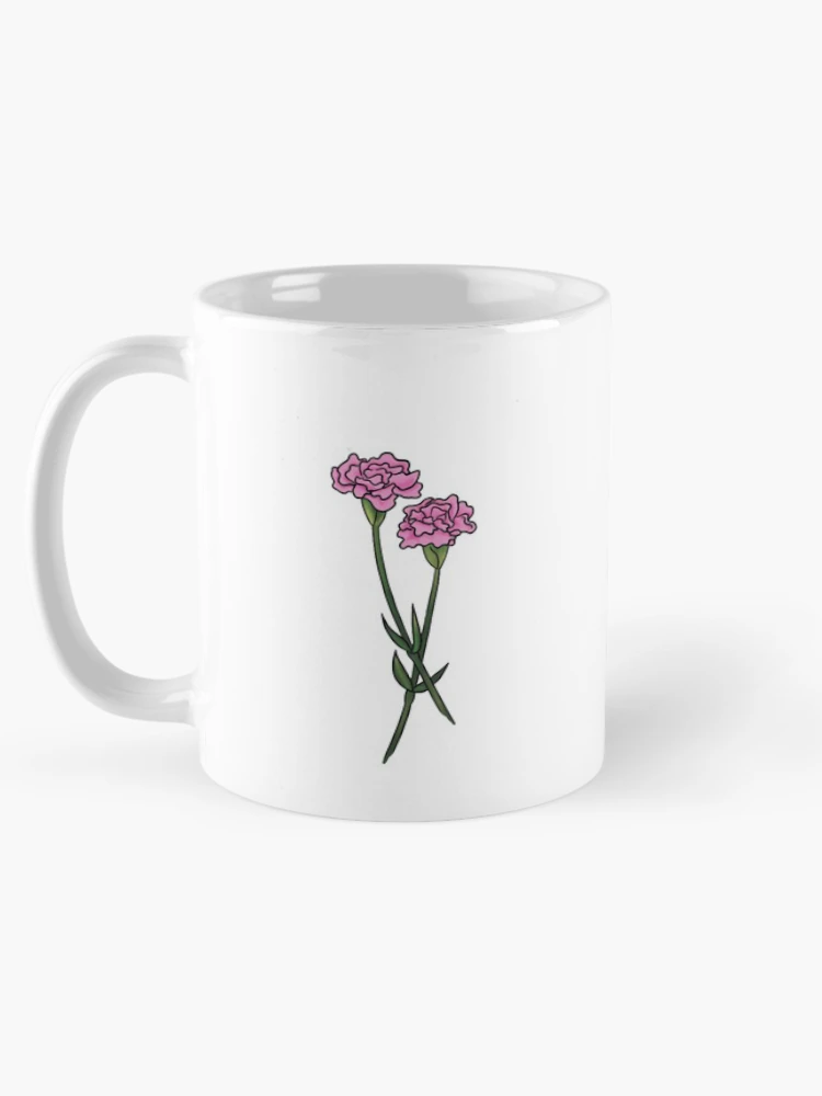 Thumbnail 5 of 6, Coffee Mug, Pink Carnation designed and sold by Reeseworks.