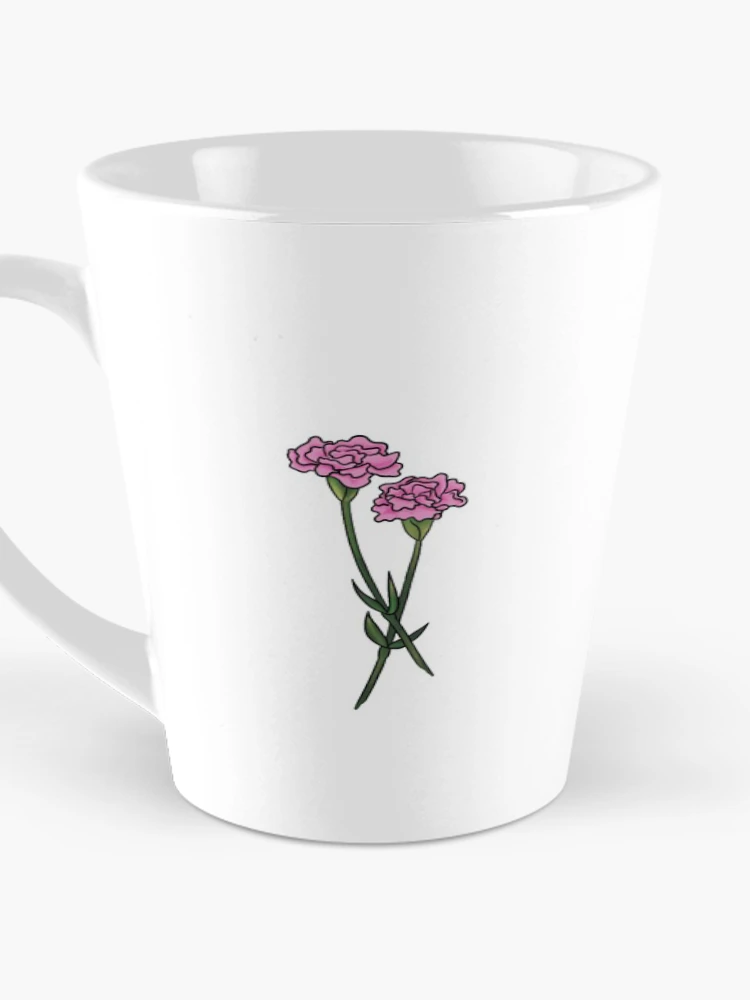 Thumbnail 3 of 4, Coffee Mug, Pink Carnation designed and sold by Reeseworks.