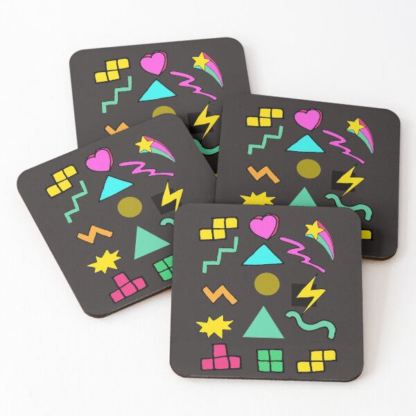 Item preview, Retro Vintage Funky Geometric Shapes Designs designed and sold by delohill.
