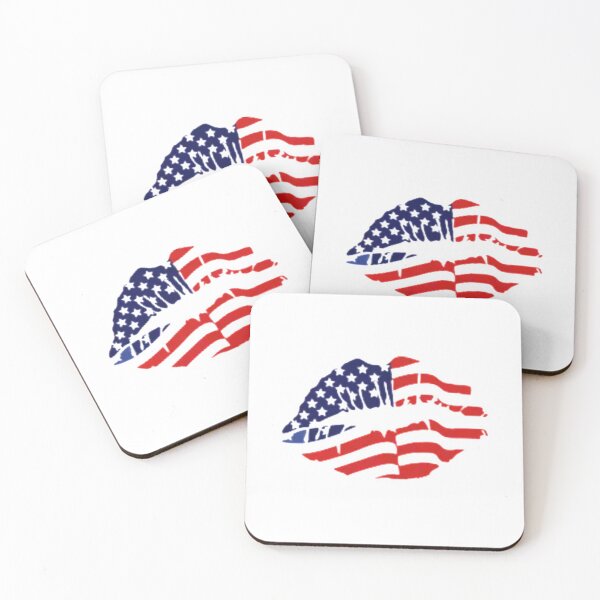 Artikelvorschau, Amerikanische Flagge Lippen Unabhängigkeitstag entworfen und verkauft von zahra369der.