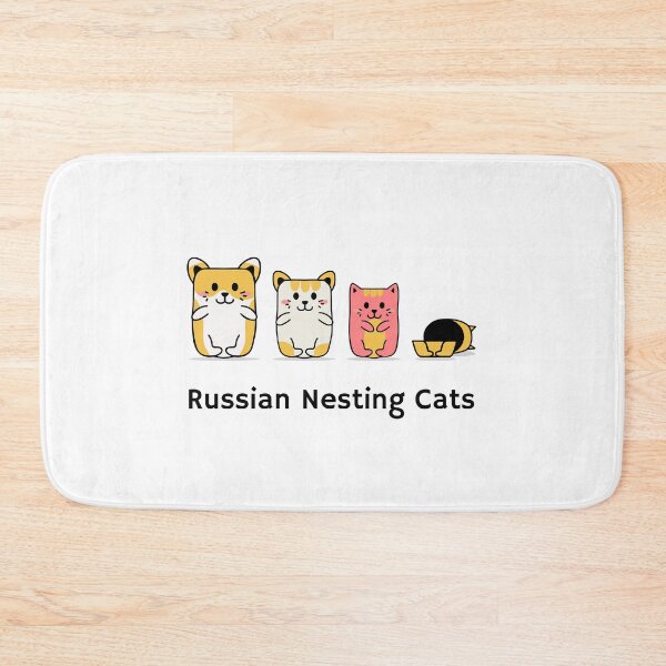 Item preview, Russian Nesting Doll Cats Kittens, Rossiya designed and sold by SuperiorPrints.