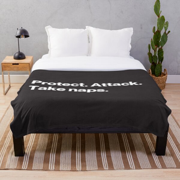 Item preview, Protect. Attack. Take naps designed and sold by Lifeisntacereal.