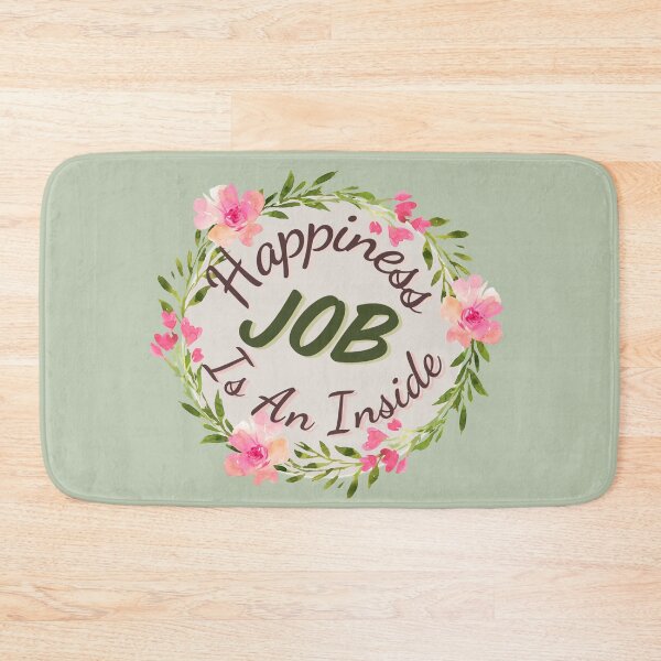 Item preview, Happiness is an Inside Job, Positive quote designed and sold by AmazingEcraft.