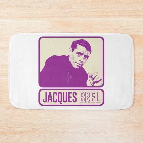 Item preview, Jacques Brel ∆ Vintage Look Fan Design designed and sold by AestheticNow.