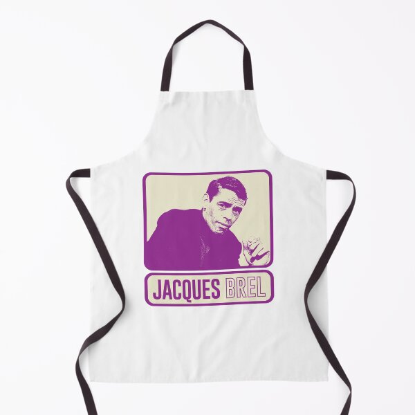 Item preview, Jacques Brel ∆ Vintage Look Fan Design designed and sold by AestheticNow.