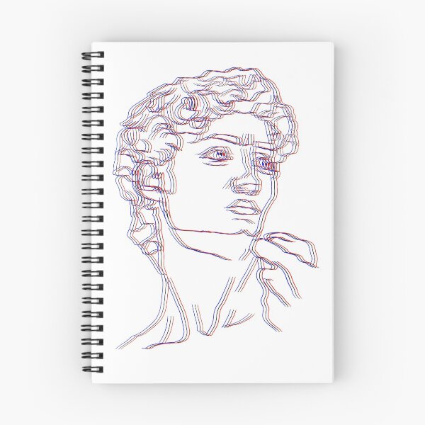 Artikelvorschau, David Statue Glitch entworfen und verkauft von pastelsara.