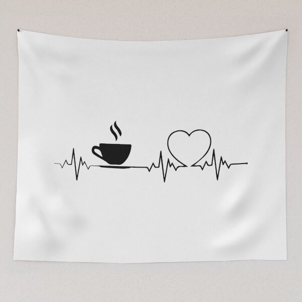 Item preview, Coffee, Coffee Heartbeat, Gift For Mom, Coffee Lover, Womens Coffee, Cute Coffee, designed and sold by IMAD BI.