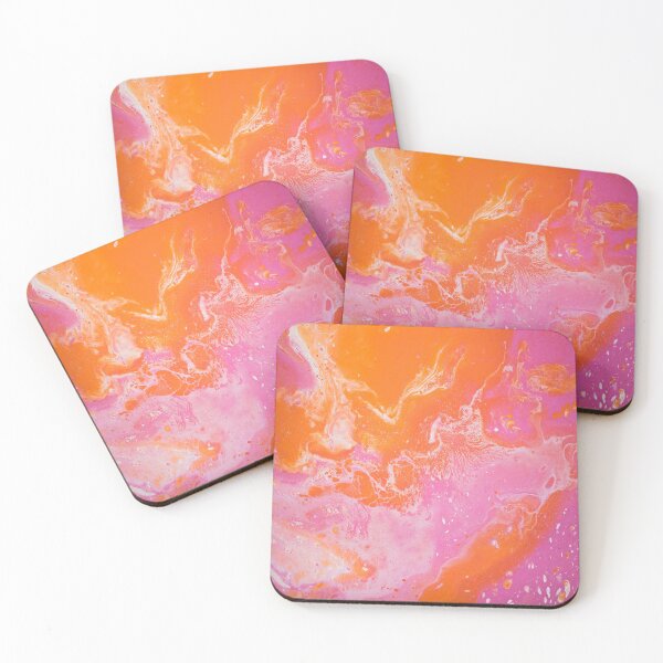 Item preview, Pink and Orange Abstract Print designed and sold by VicentVanG0at.