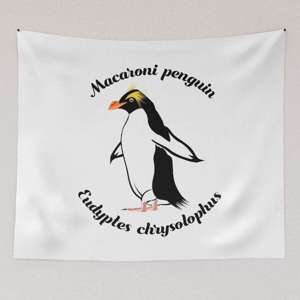 Aperçu de l'œuvre Macaroni Pingouin créée et vendue par piedaydesigns.