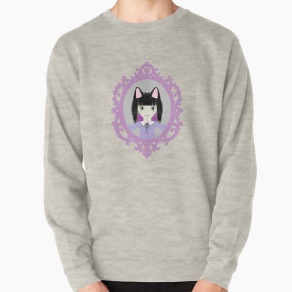 Kawaii Cat Cosplay Girl Pullover Sweatshirt