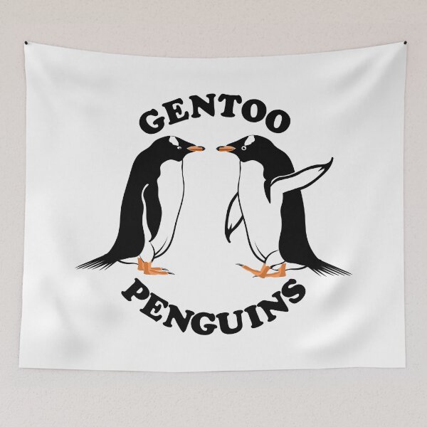 Item preview, Gentoo Penguins designed and sold by piedaydesigns.