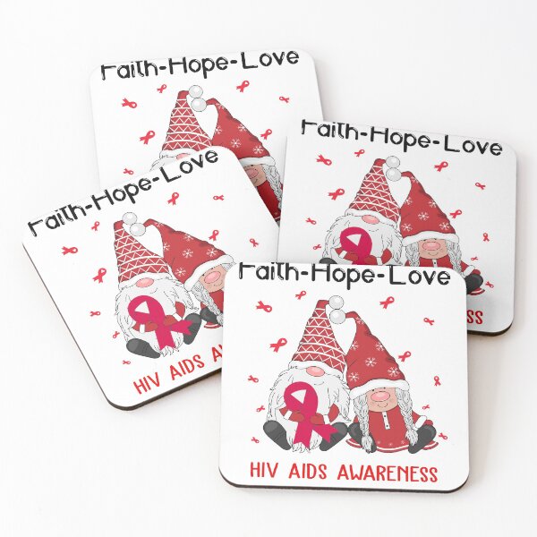 Item preview, Faith Hope Love Hiv Aids Awareness designed and sold by Sabfit.
