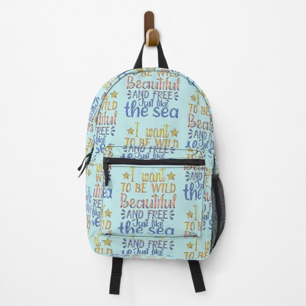 Item preview, I Want to be Wild and Beautiful and Free Like the Sea. designed and sold by CristalleLisa.