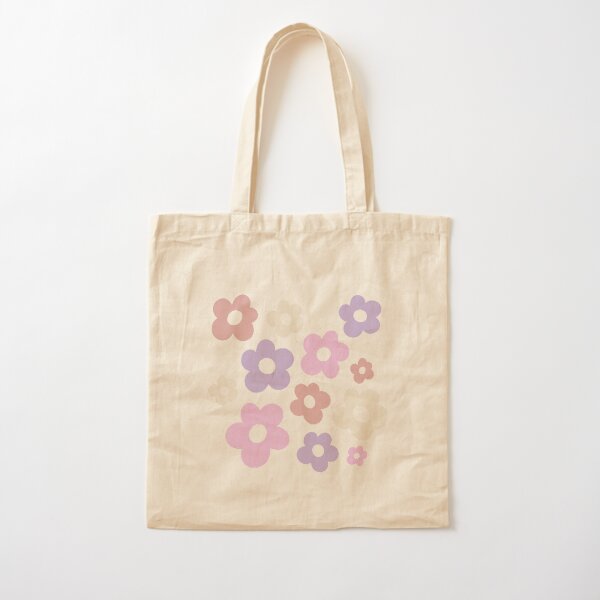 flower pattern tote bag
