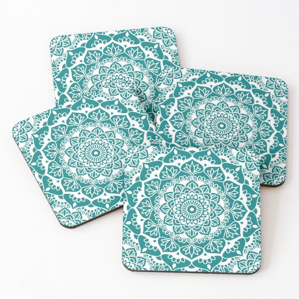 Item preview, Teal Mandala Kaleidoscope designed and sold by Julie Erin Designs.