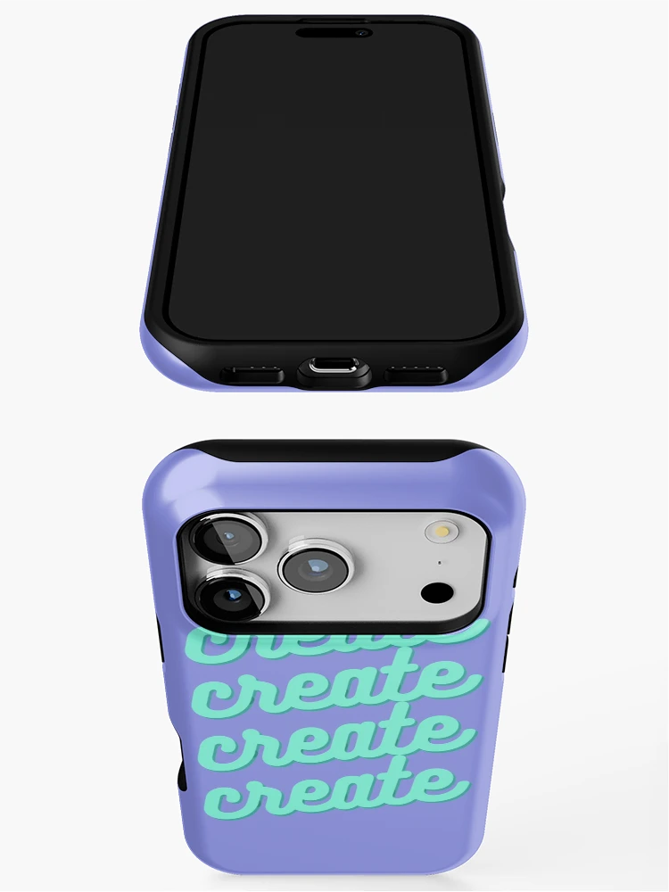 Thumbnail 3 of 4, iPhone Case, Create Create Create Create designed and sold by TheCreato.
