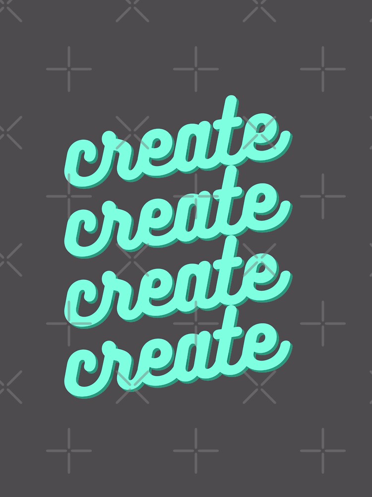 Thumbnail 6 of 6, Premium Oversized Sweatshirt, Create Create Create Create designed and sold by TheCreato.