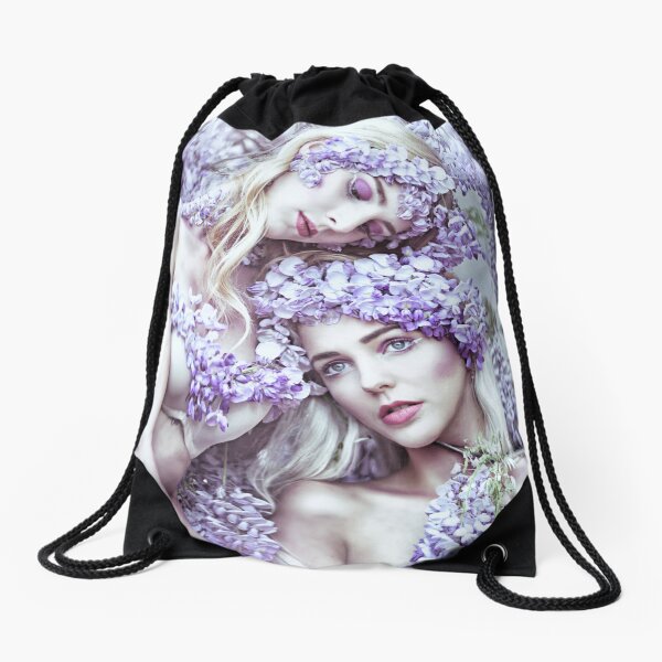 blue III Drawstring Bag