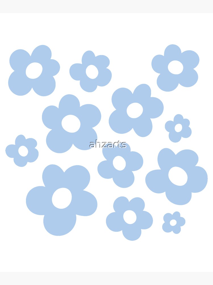 Blue Flower Aesthetic Pattern: Golf le Fleur Inspired by ahzarts