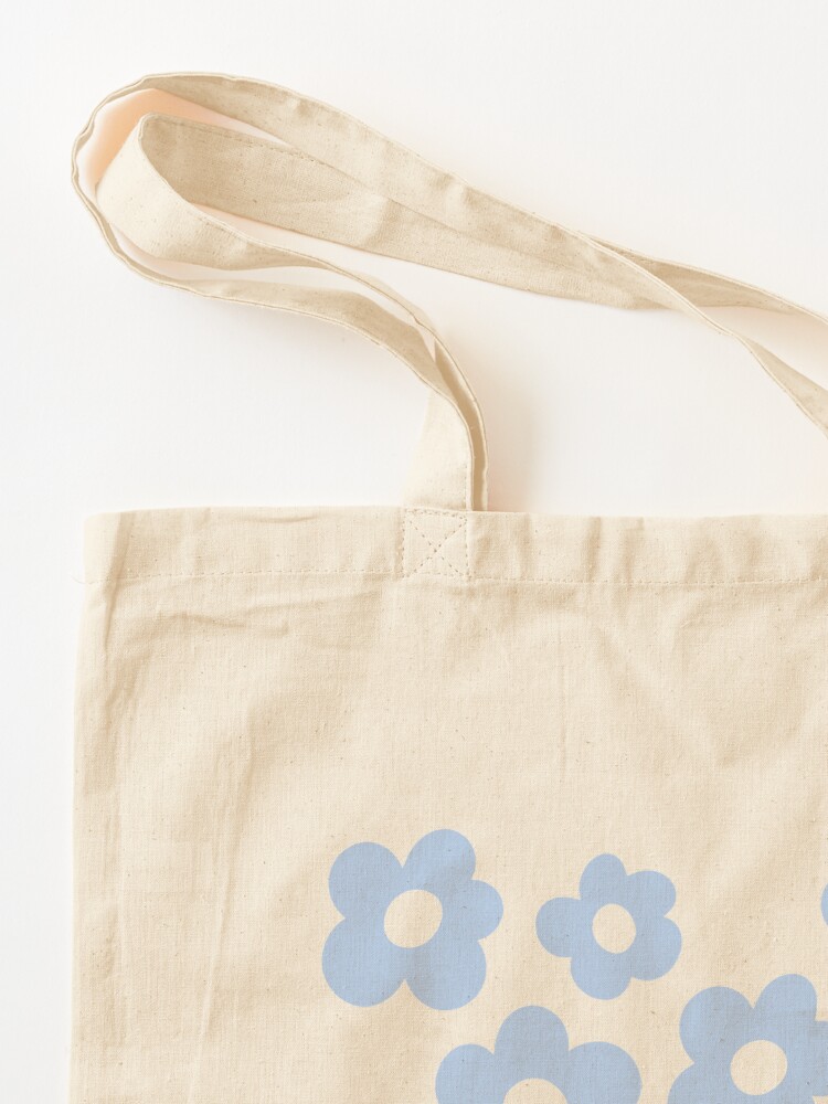 Alternate view of Blue Flower Aesthetic Pattern: Golf le Fleur Inspired Tote Bag