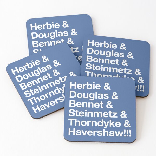 Item preview, Herbie - Original “&” List (White on Blue) designed and sold by Justin Ellis.