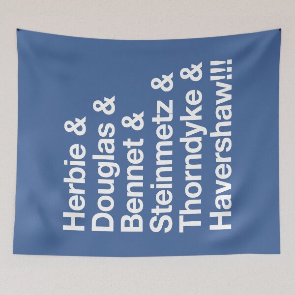 Item preview, Herbie - Original “&” List (White on Blue) designed and sold by Justin Ellis.