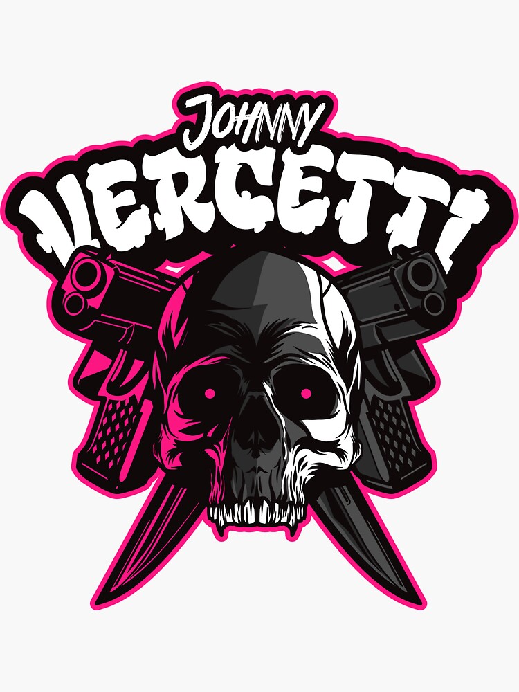 Johnny Vercetti Logo Sticker for Sale by JohnnyVercetti