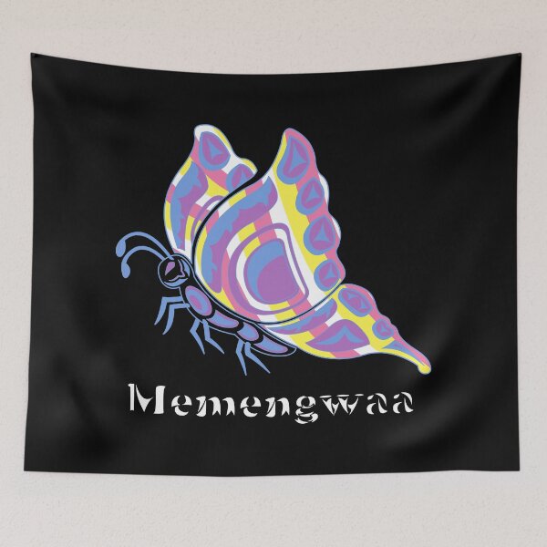 Item preview, Memengwaa (Butterfly) Bigender Pride designed and sold by KendraHowland.
