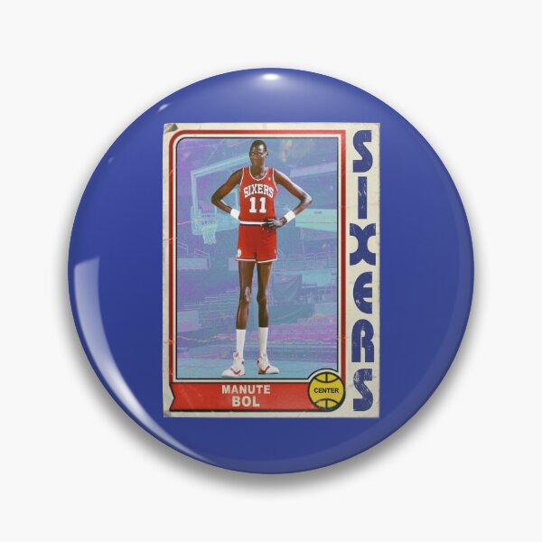 Item preview, MANUTE BOL Retro Style 90s Basketball Card designed and sold by acquiesce13.