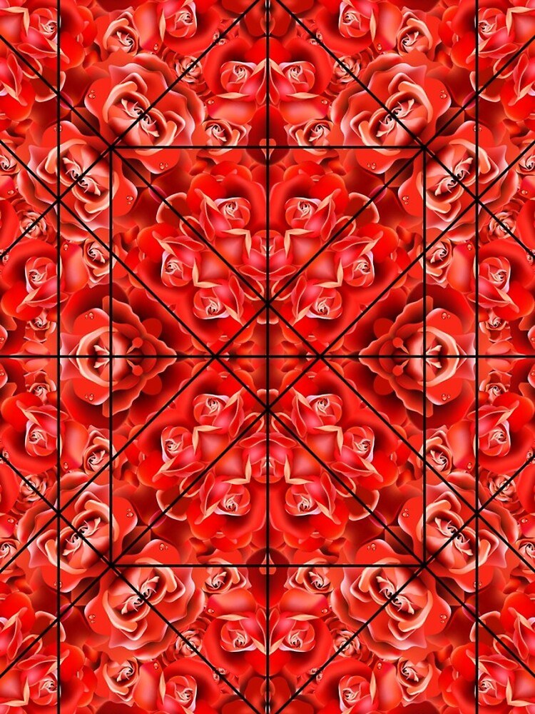 Thumbnail 4 of 4, iPhone Case, Geometrical Roses designed and sold by kkkevinacunaaa.