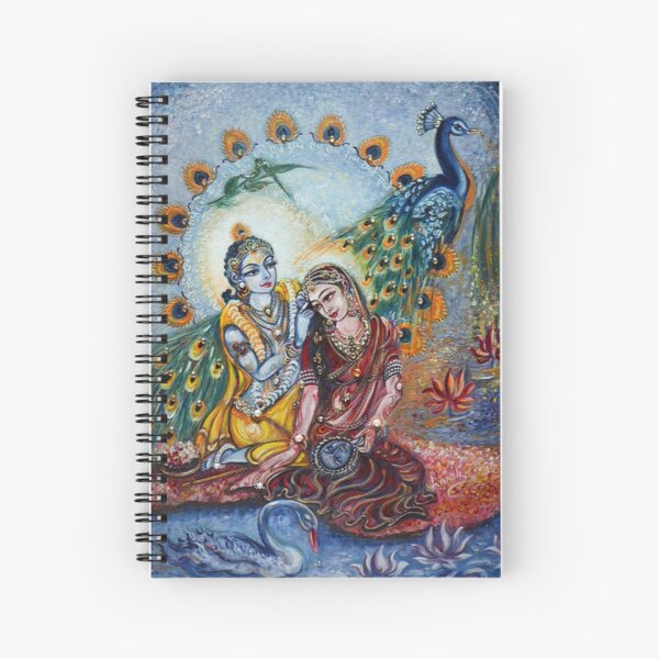 Radha Spiral Notebooks For Sale | Redbubble