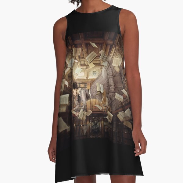 fallen A-Line Dress
