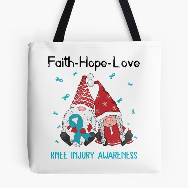 Item preview, Faith Hope Love Knee Injury Awareness designed and sold by Sabfit.